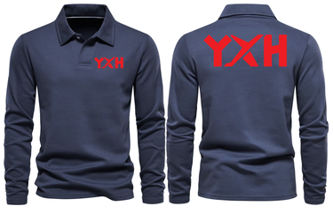YXH AIRPORT LONG SLEEVE POLO
